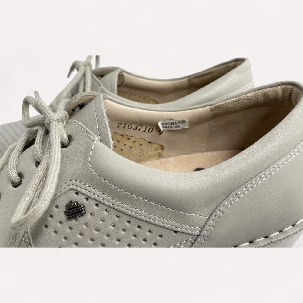 Finn Comfort Shoes $400 Sponarid German Leather Women's 9 Beige Never Worn - Picture 9 of 14